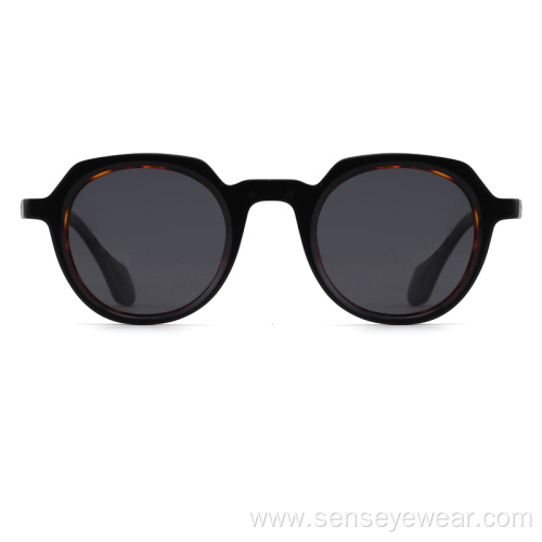 Luxury Design Shades Bevel Acetate Polarized Sunglasses